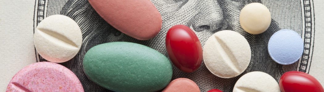 Pills on US dollars.