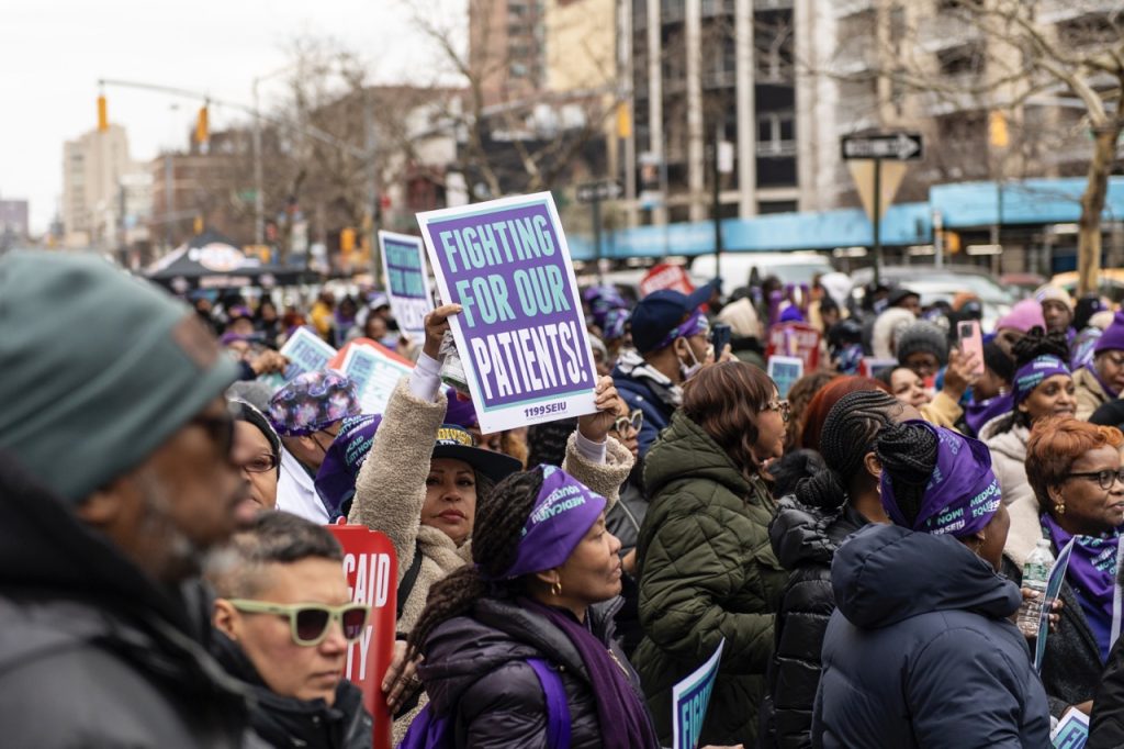Thousands of NY Healthcare Workers, Faith Leaders, and Legislators Join Protests in 7 Cities on Friday Against Gov. Hochul’s Budget Proposal